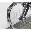 Support pour vélo avec étrier 90° galvanisé, montage au mur